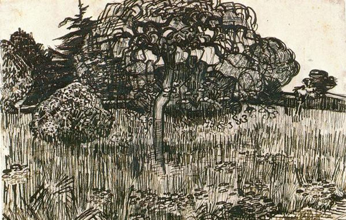 Van Gogh 1 au bambou et encre