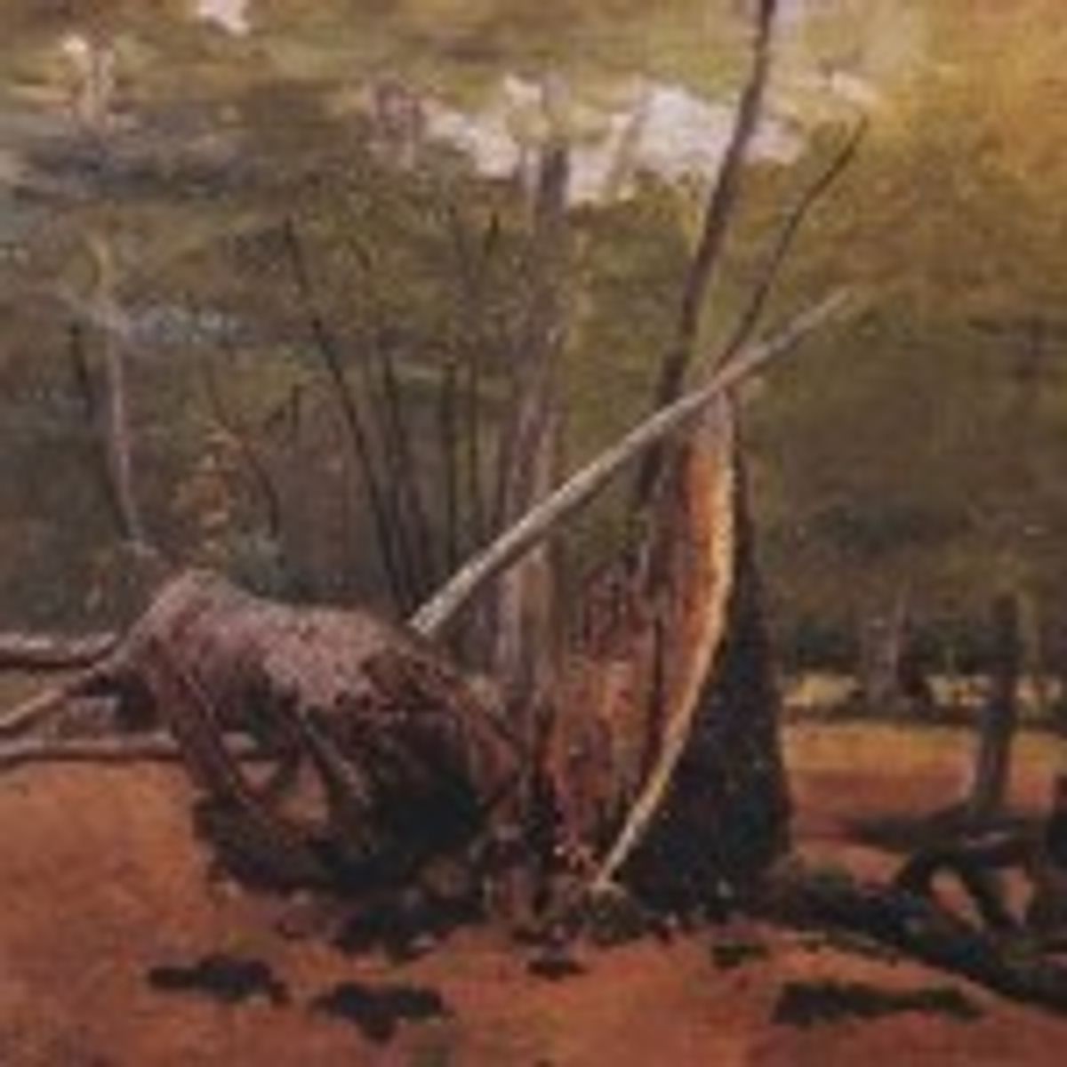 « Troncs à Fontainebleau » de Corot
