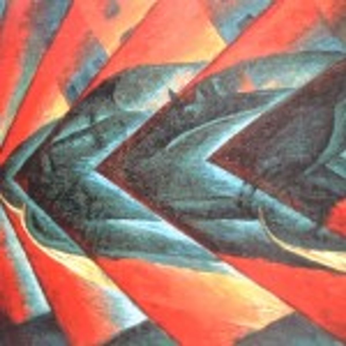 Russolo. dynamisme d’une automobile. 1912-13