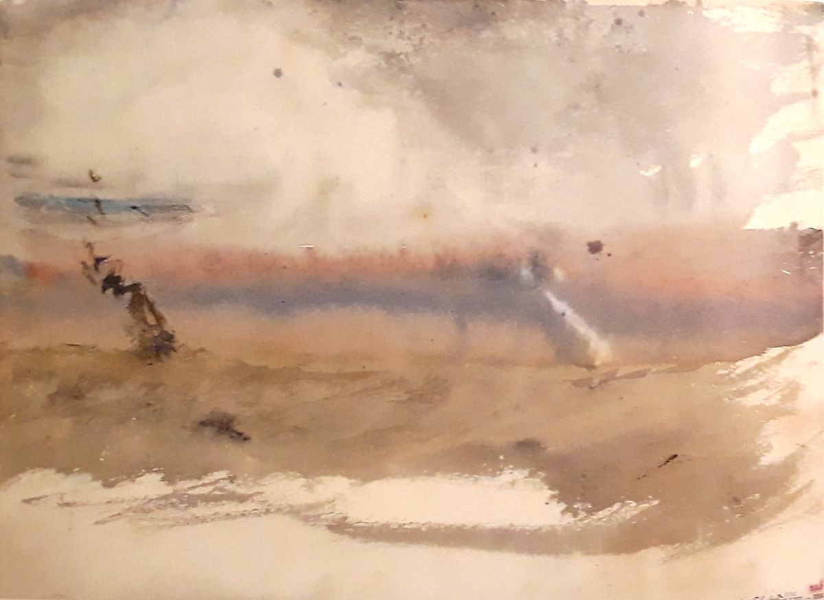 aquarelle humide