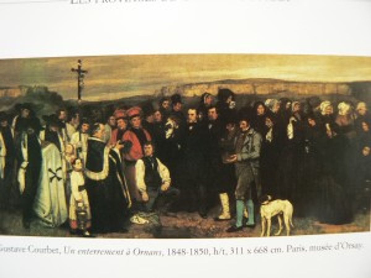Courbet. enterrement à ornans. 48-50