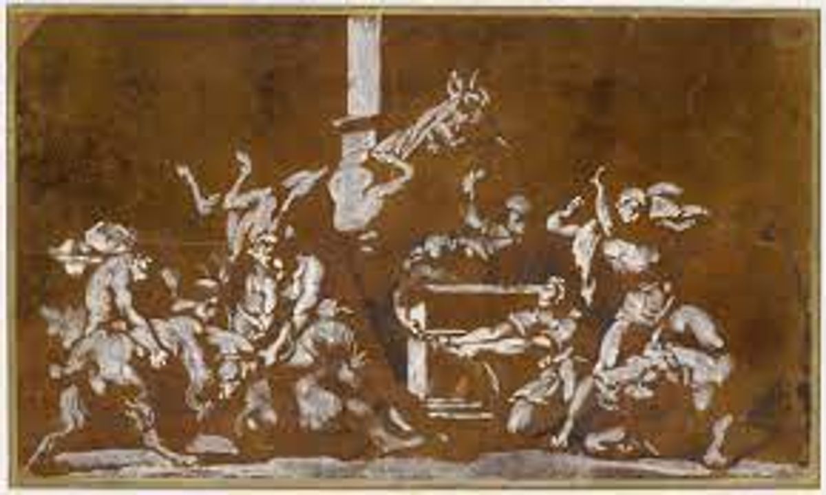 Géricault. « sacrifice antique » Louvre