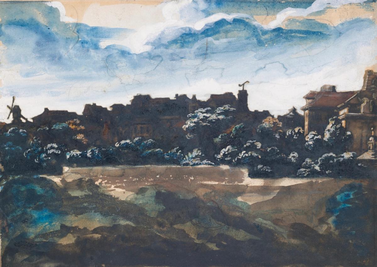 gouaches aquarellées