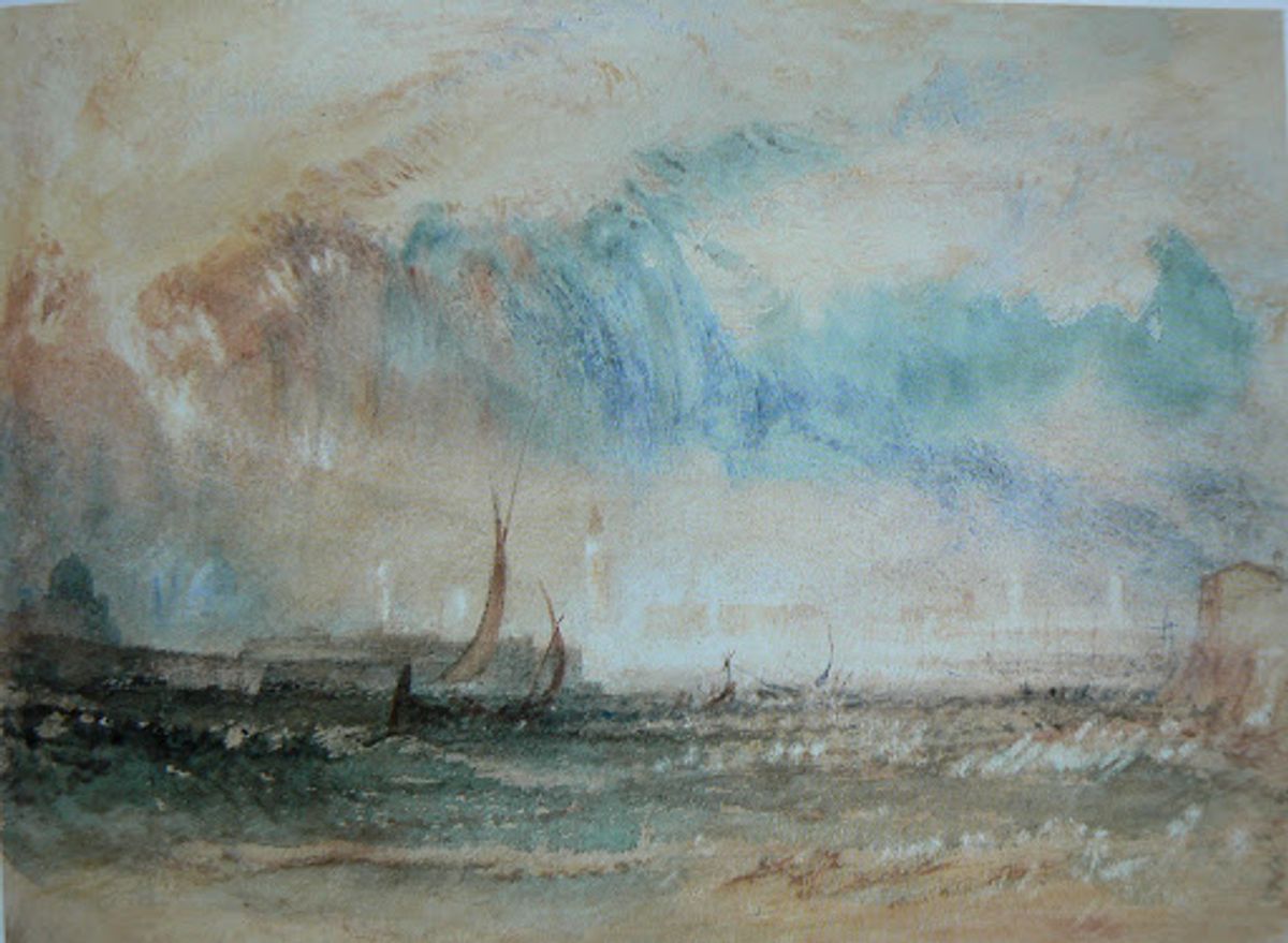 marine aquarelle sèche