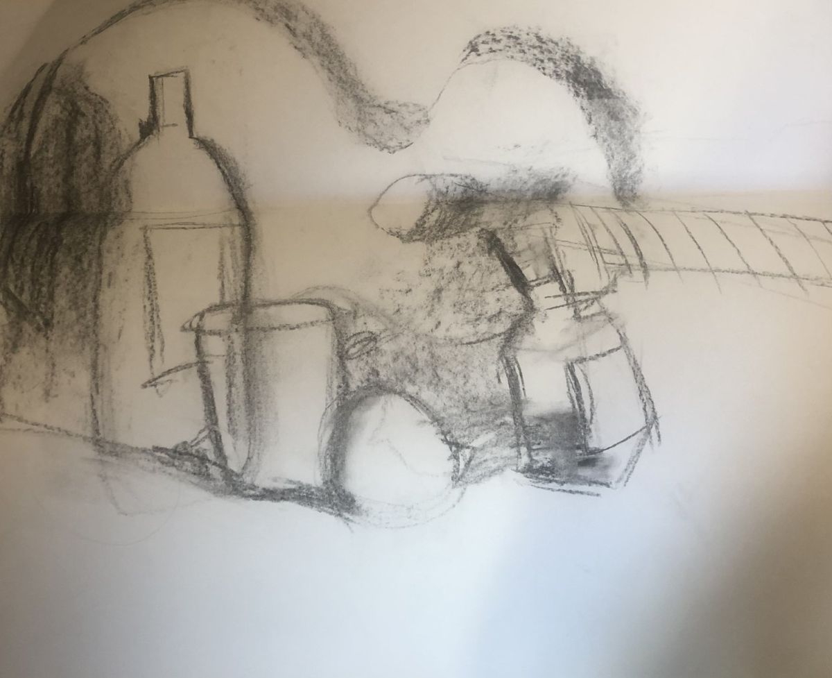 dessin cubiste