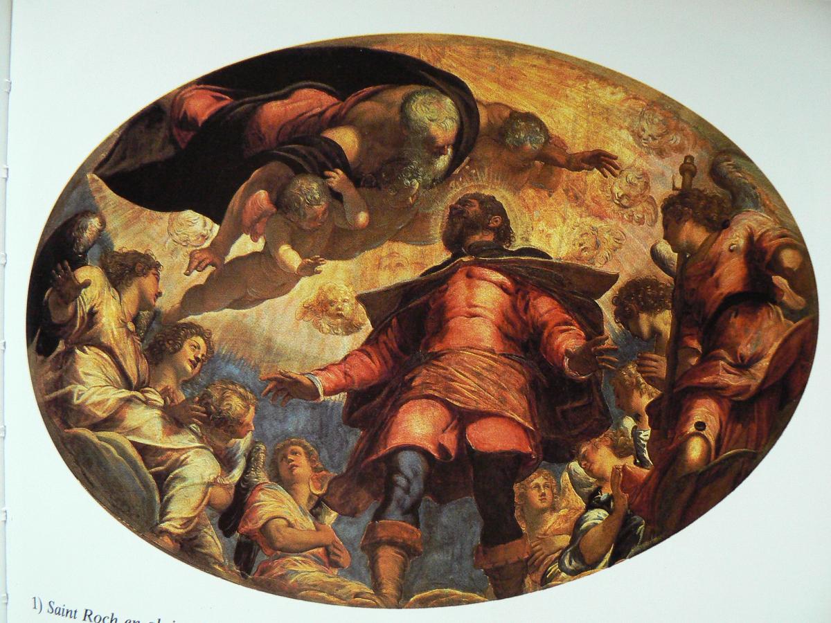 "St. Roch in Glory" Le Tintoret, 1564 Huile sur la toile, 240×360 cm