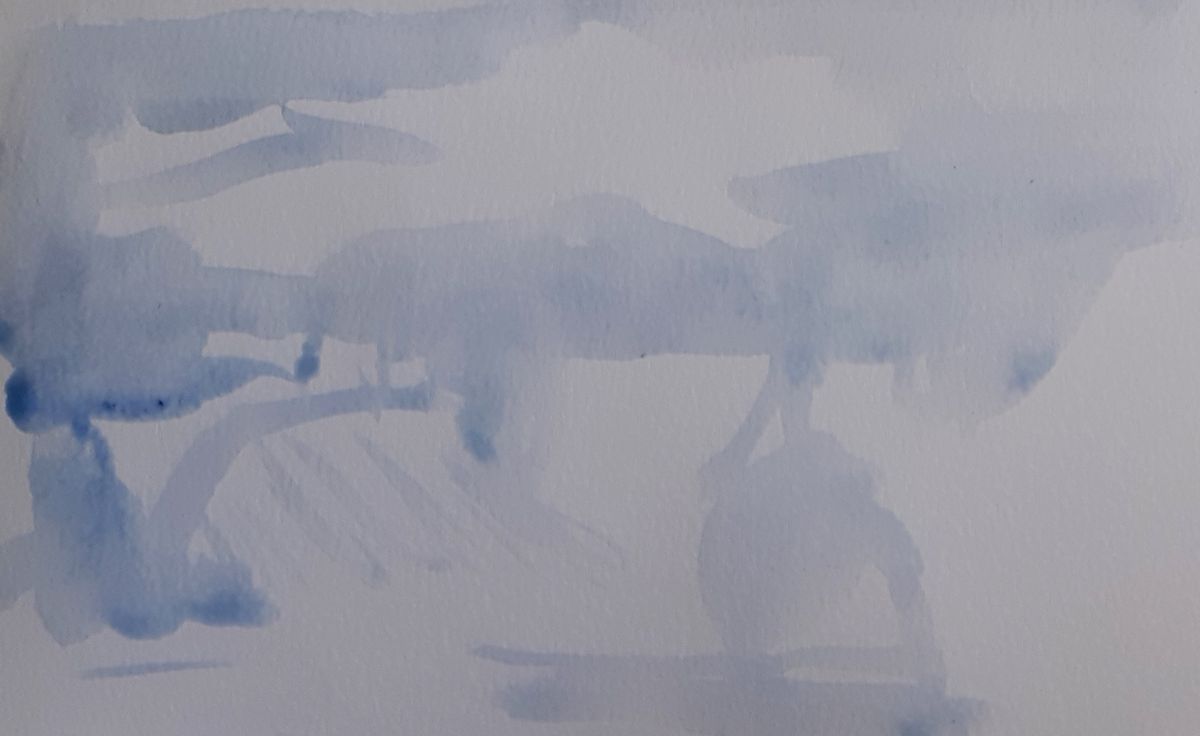 aquarelle sèche