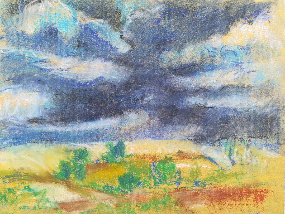 pastel de ciel