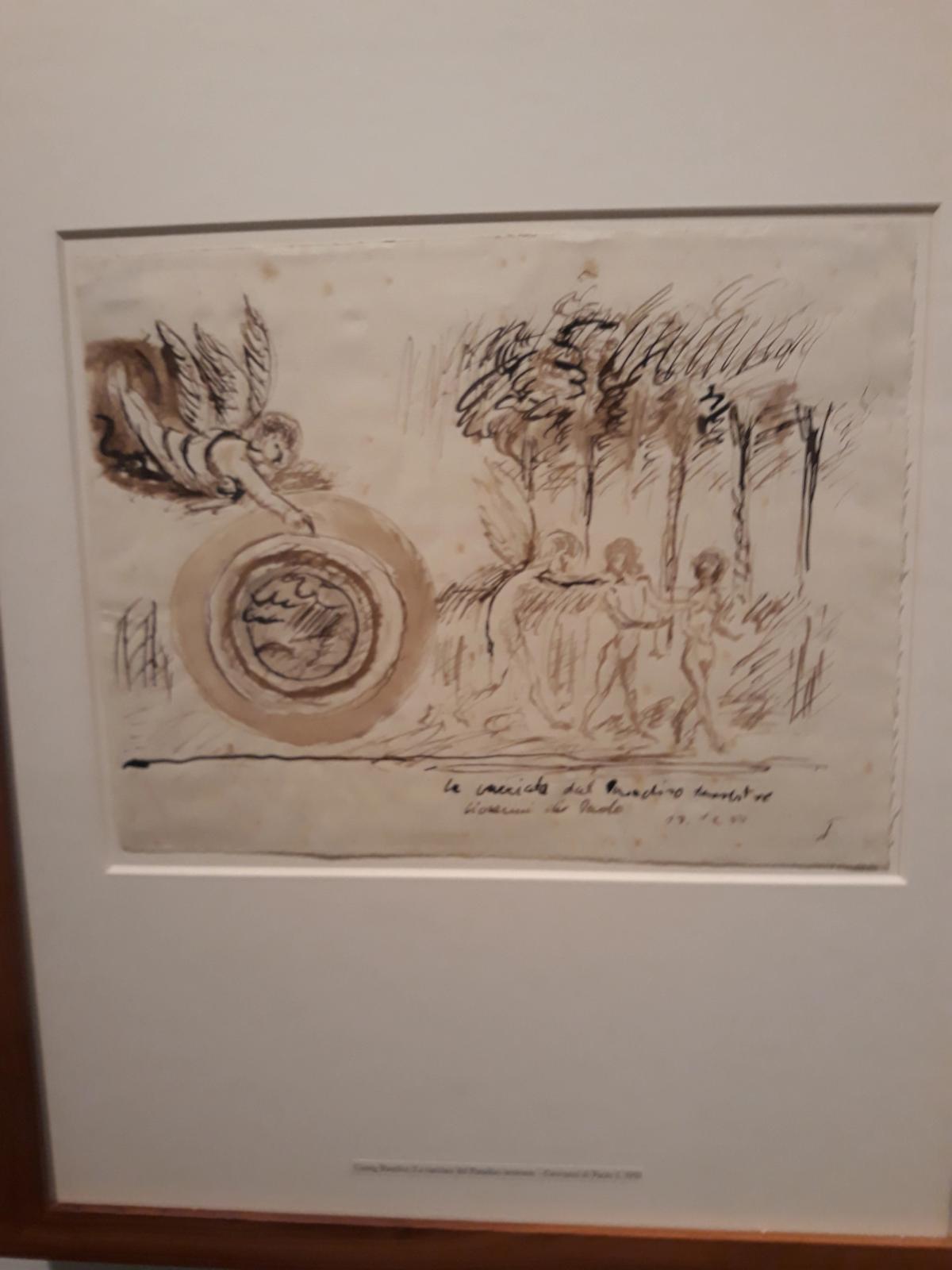 Baselitz d’après Giovanni da Paolo « expulsion du paradis » 1957$