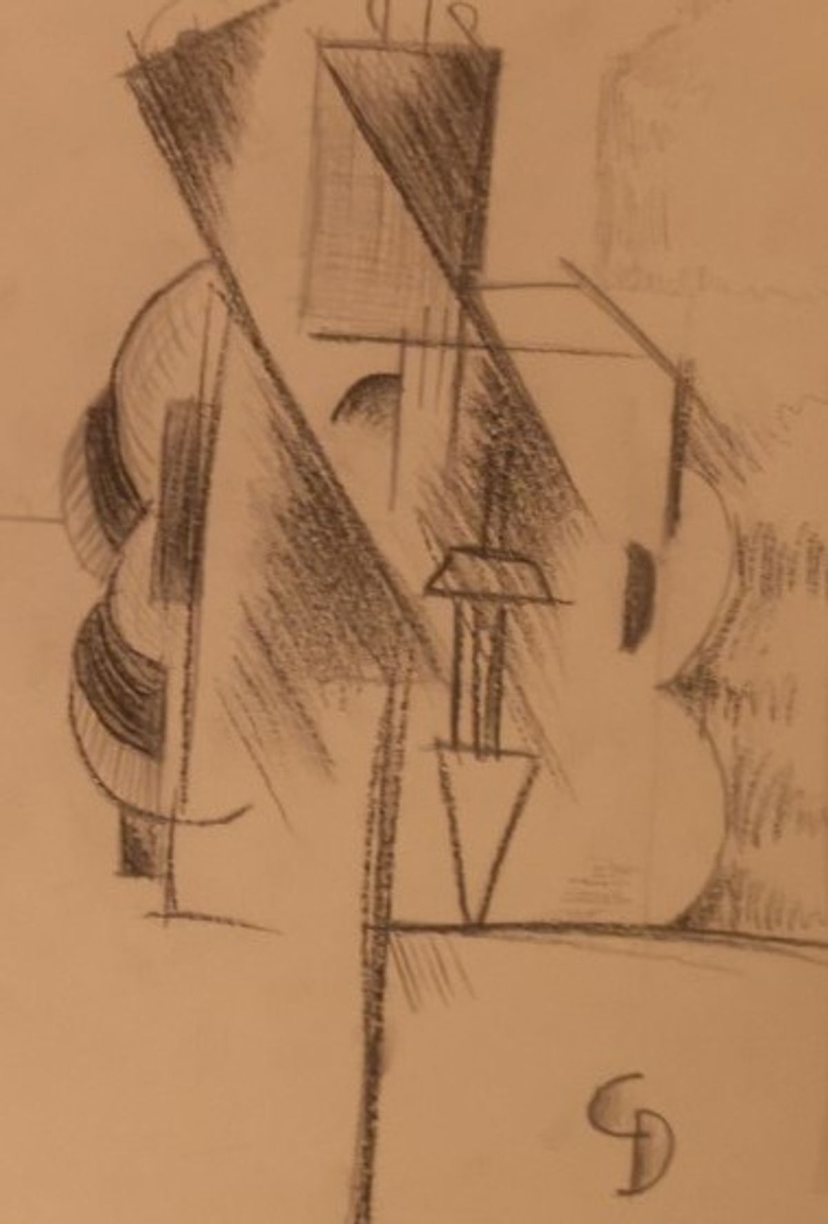dessin cubiste
