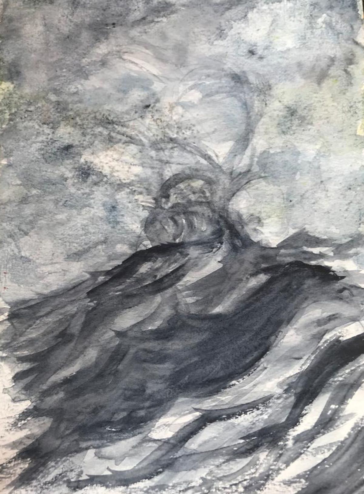 aquarelle humide