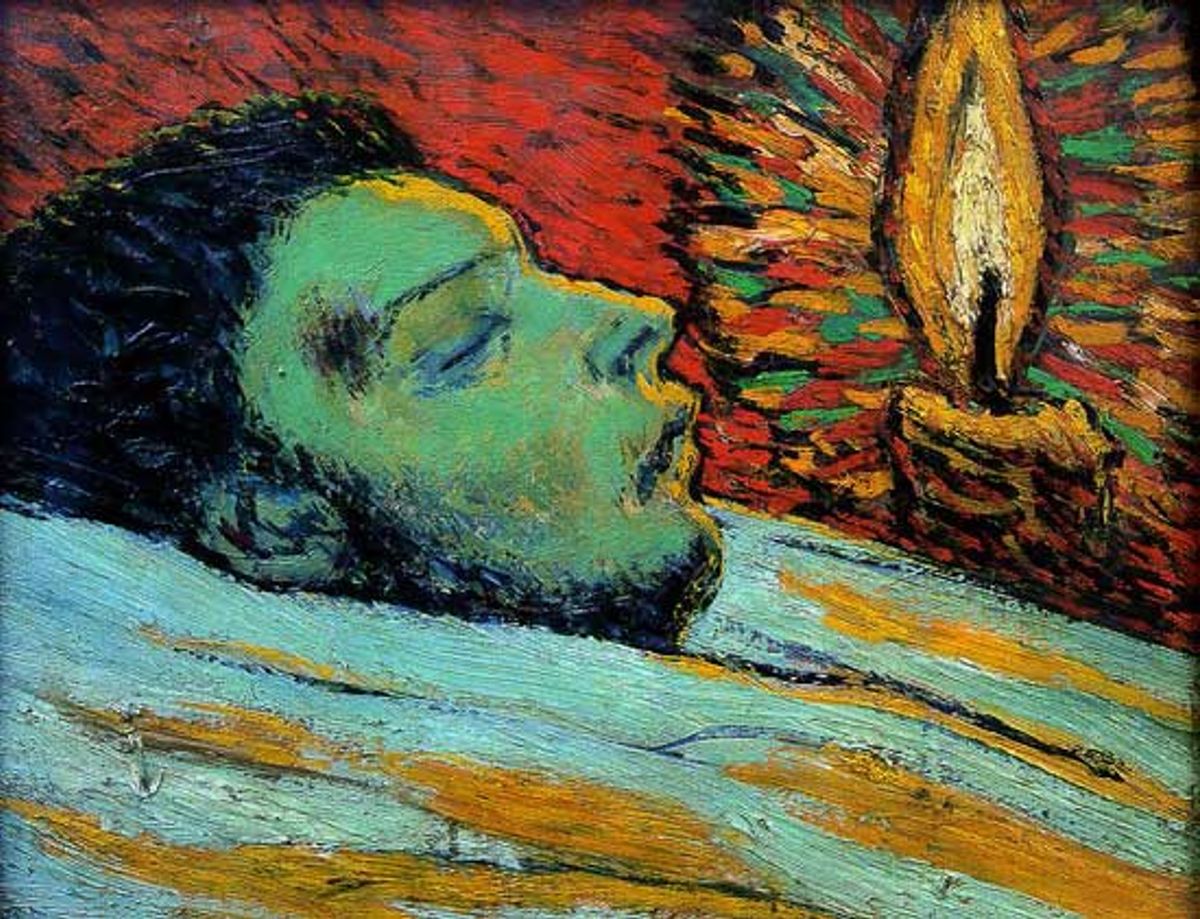 Picasso. " la mort de casagemas " 1901