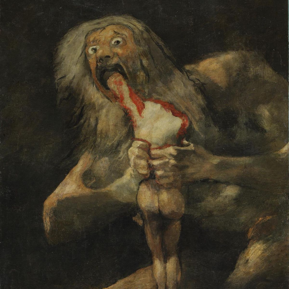 «  Goya, Saturne dévorant un de ses fils »(1823)