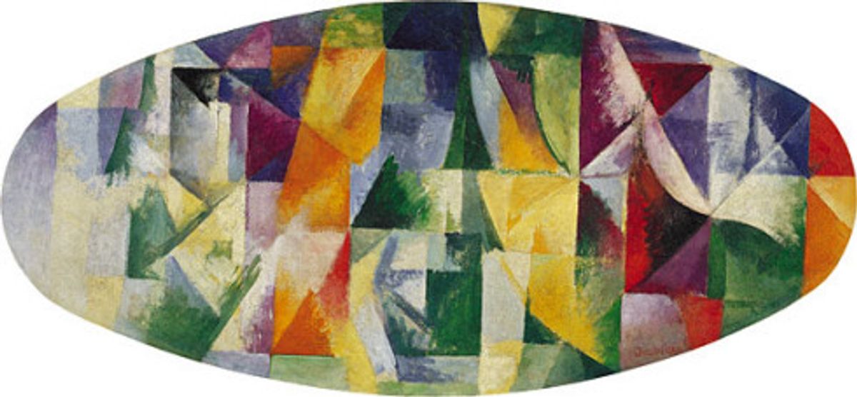 Robert Delaunay. « fenêtre ouverte simultanément 1ère partie 3ème motif » 1912