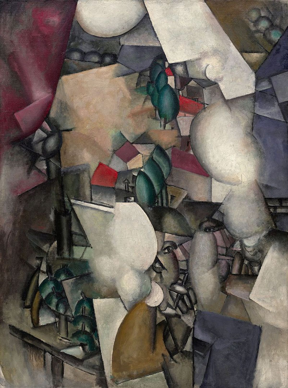 F. Léger « les fumeurs « .1911. Guggenheim