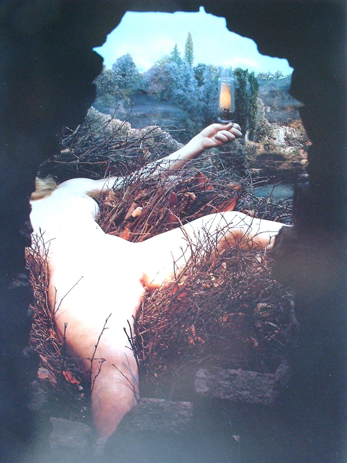 M.Duchamp. "étant donnés 1°la chute d’eau 2° le gaz d’éclairrage". 46-66′