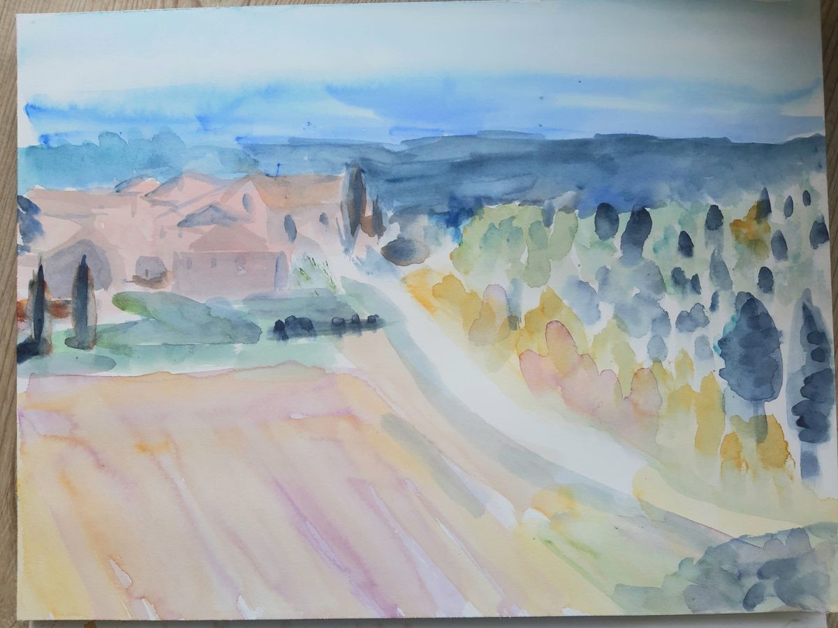 correction aquarellesèche