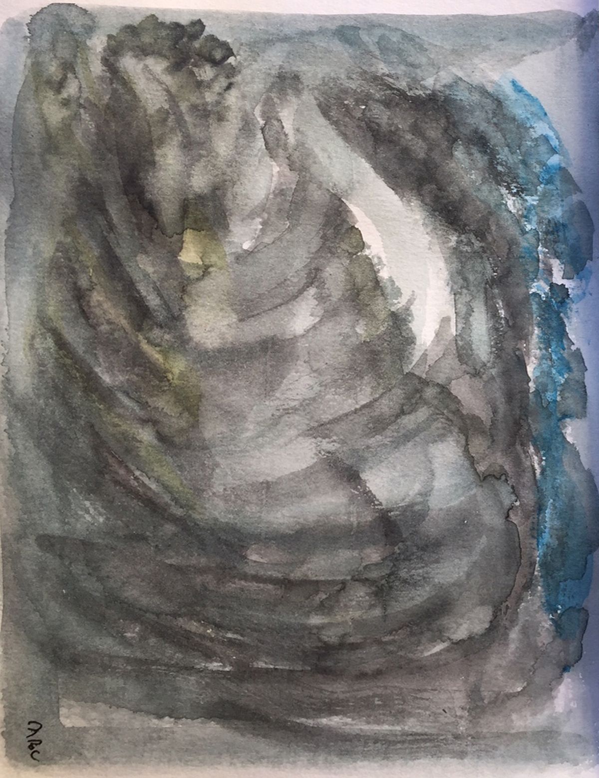 aquarelle humide