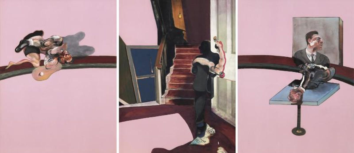« triptyque à la mémoire de Georges Dyer »(1971)Fondation Beyeler, de Suisse