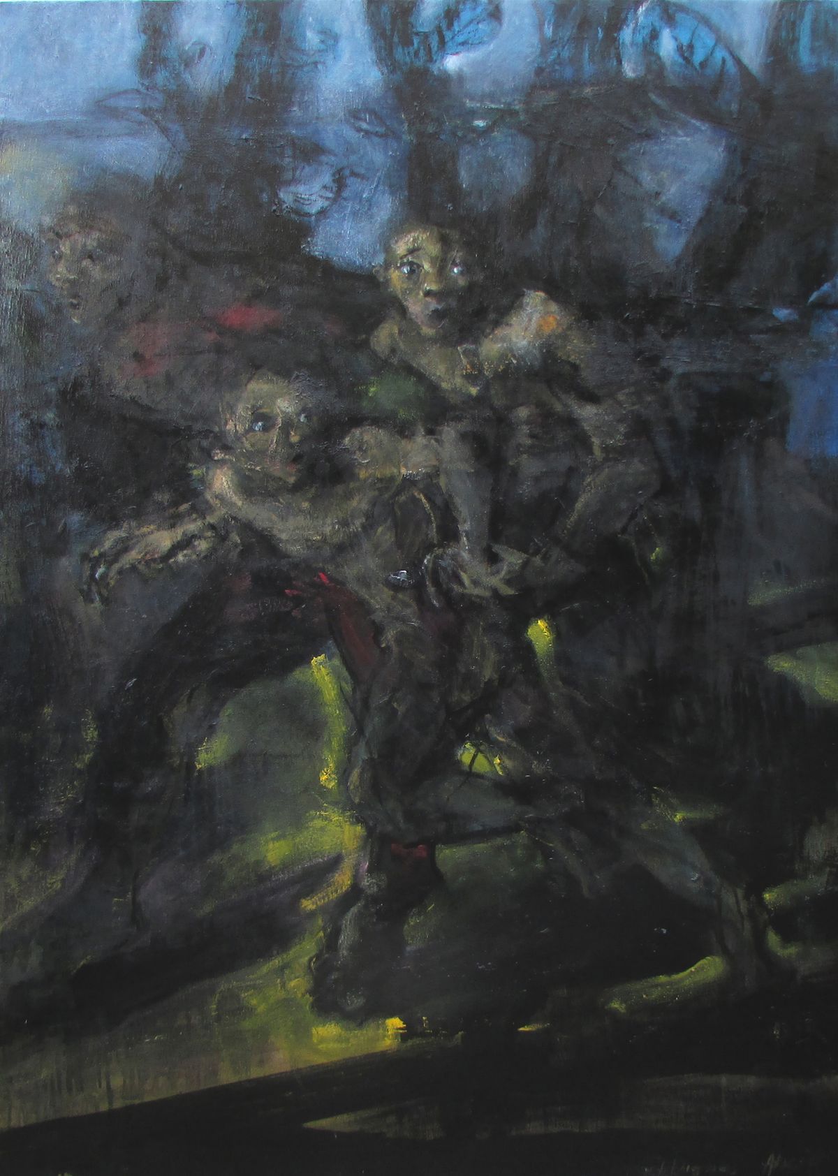 "rencontre" .2014. 100x100