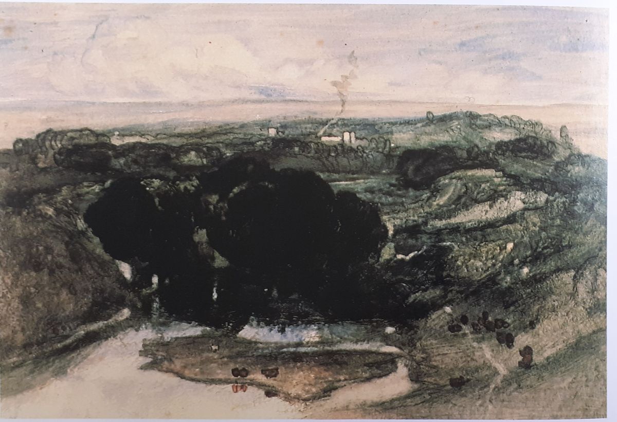 marine aquarelle sèche