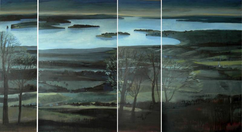 Huile, 2008 : 08T21, série Paysage Orphique
