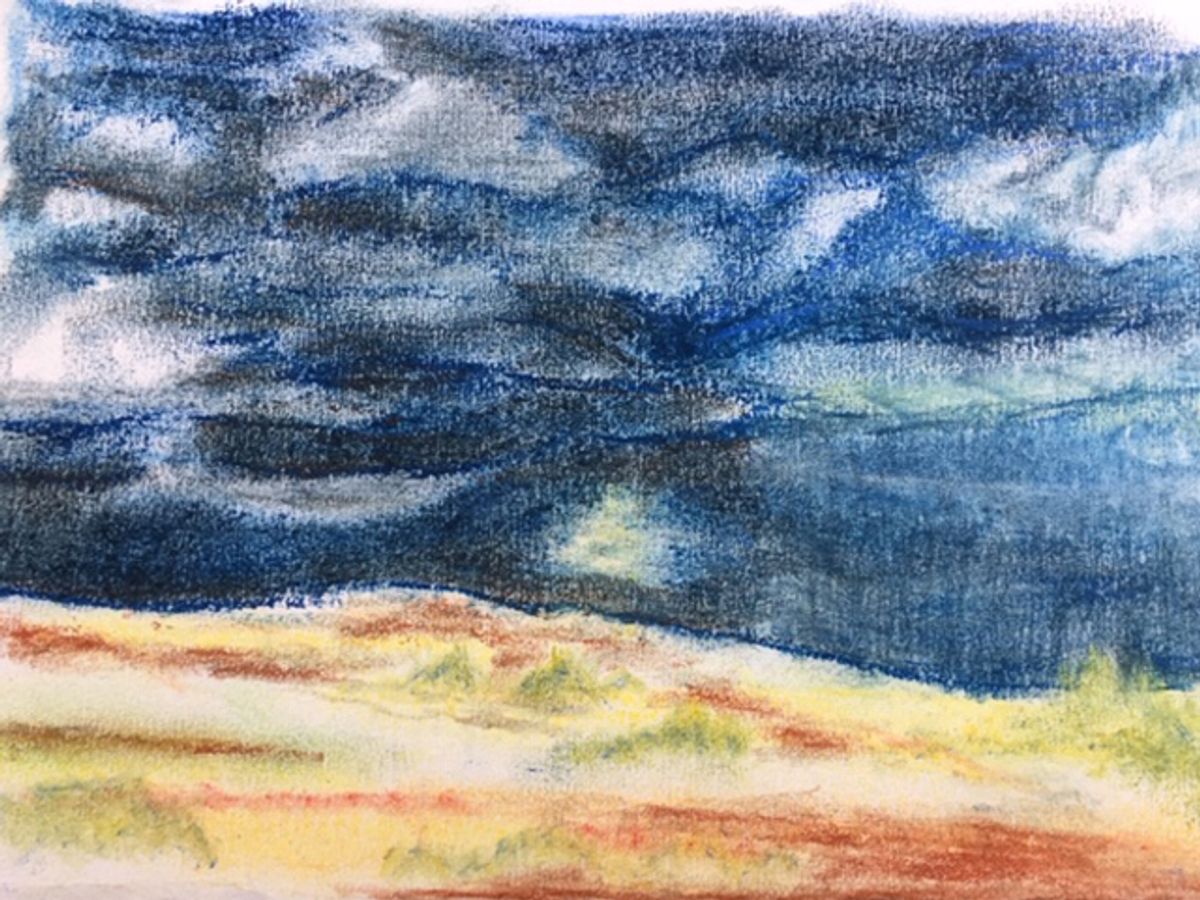 pastel de ciel