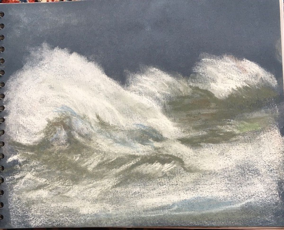 aquarelle humide