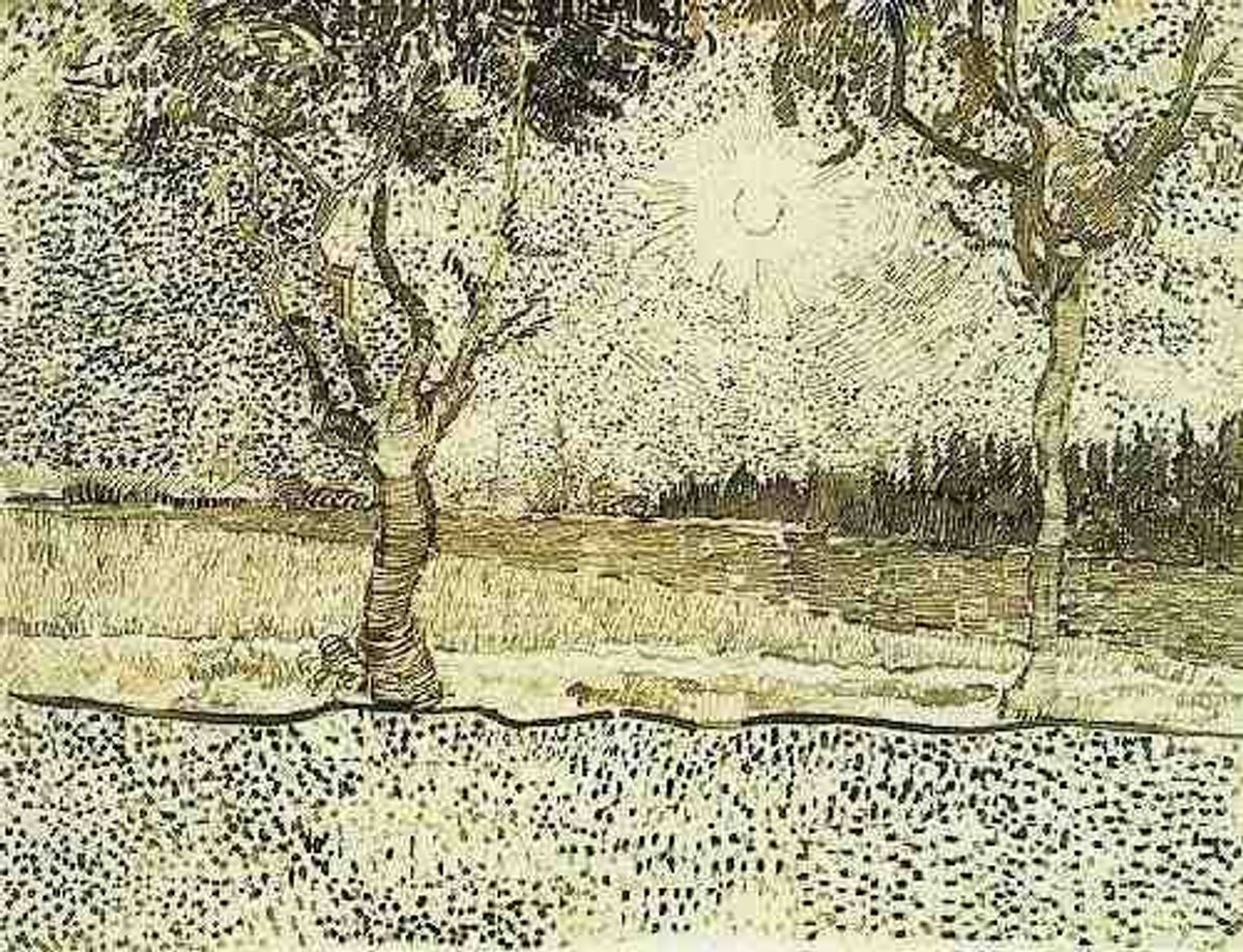 Van Gogh 3 au bambou et encre