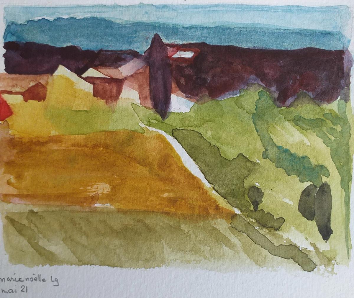 correction aquarellesèche