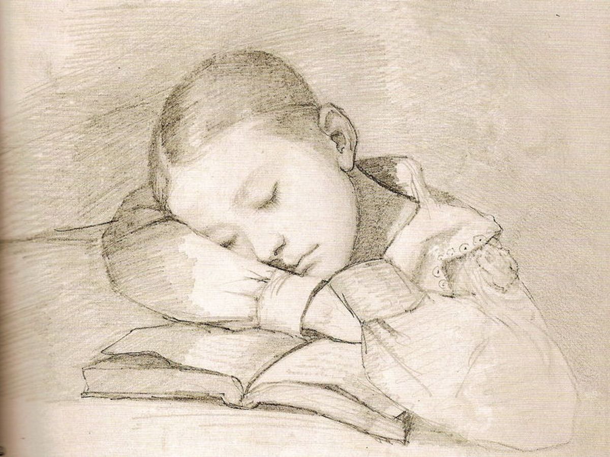 Courbet « dessin de Juliette » crayon vers 1840