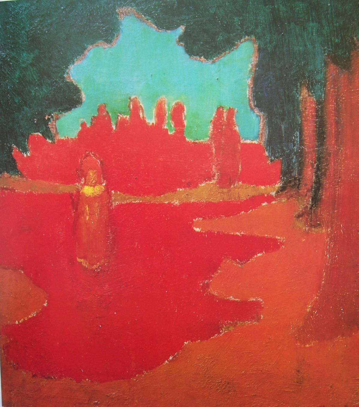 Maurice Denis "taches de soleil sur la terrasse de St Germain" (1890)