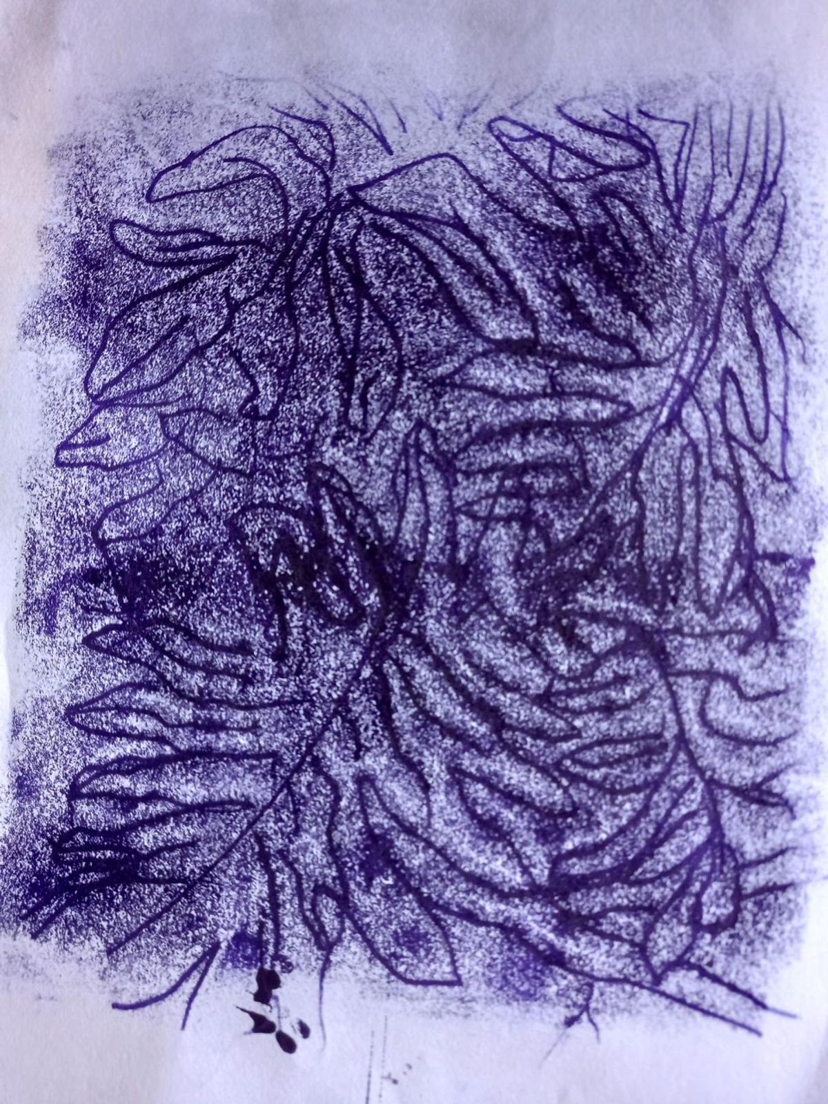 décalque à l’huile