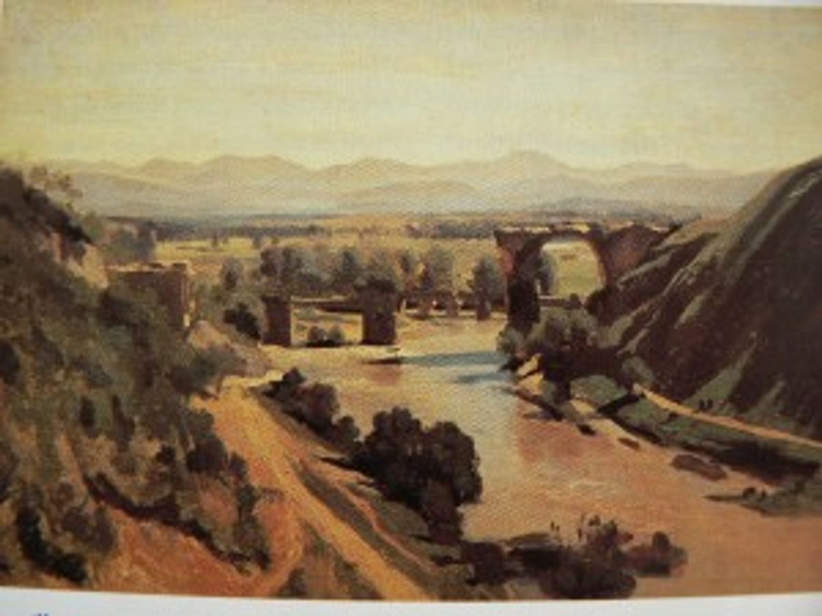 le pont de narni. 1826 par Corot