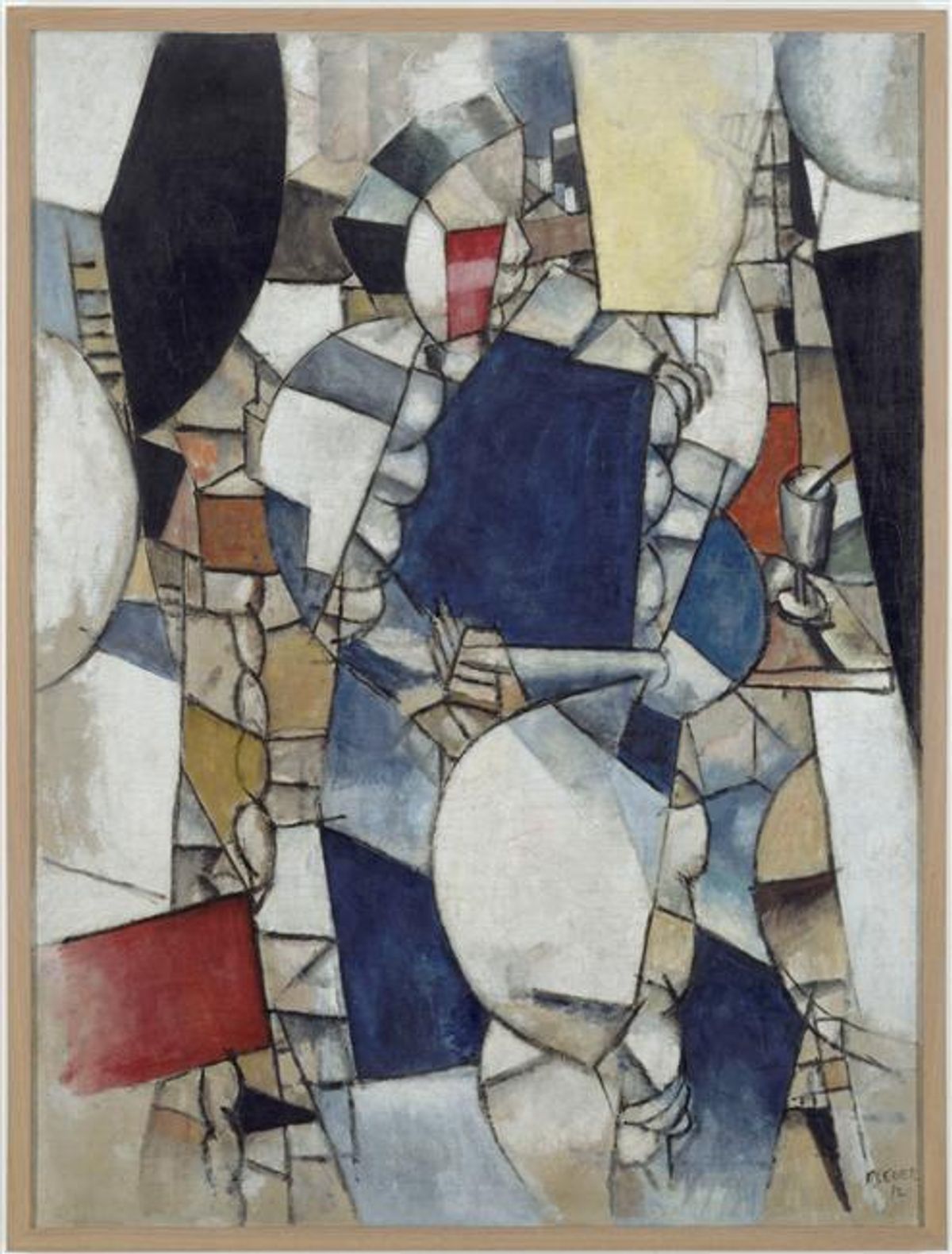 Léger. « esquisse pour la femme en bleu » 1912