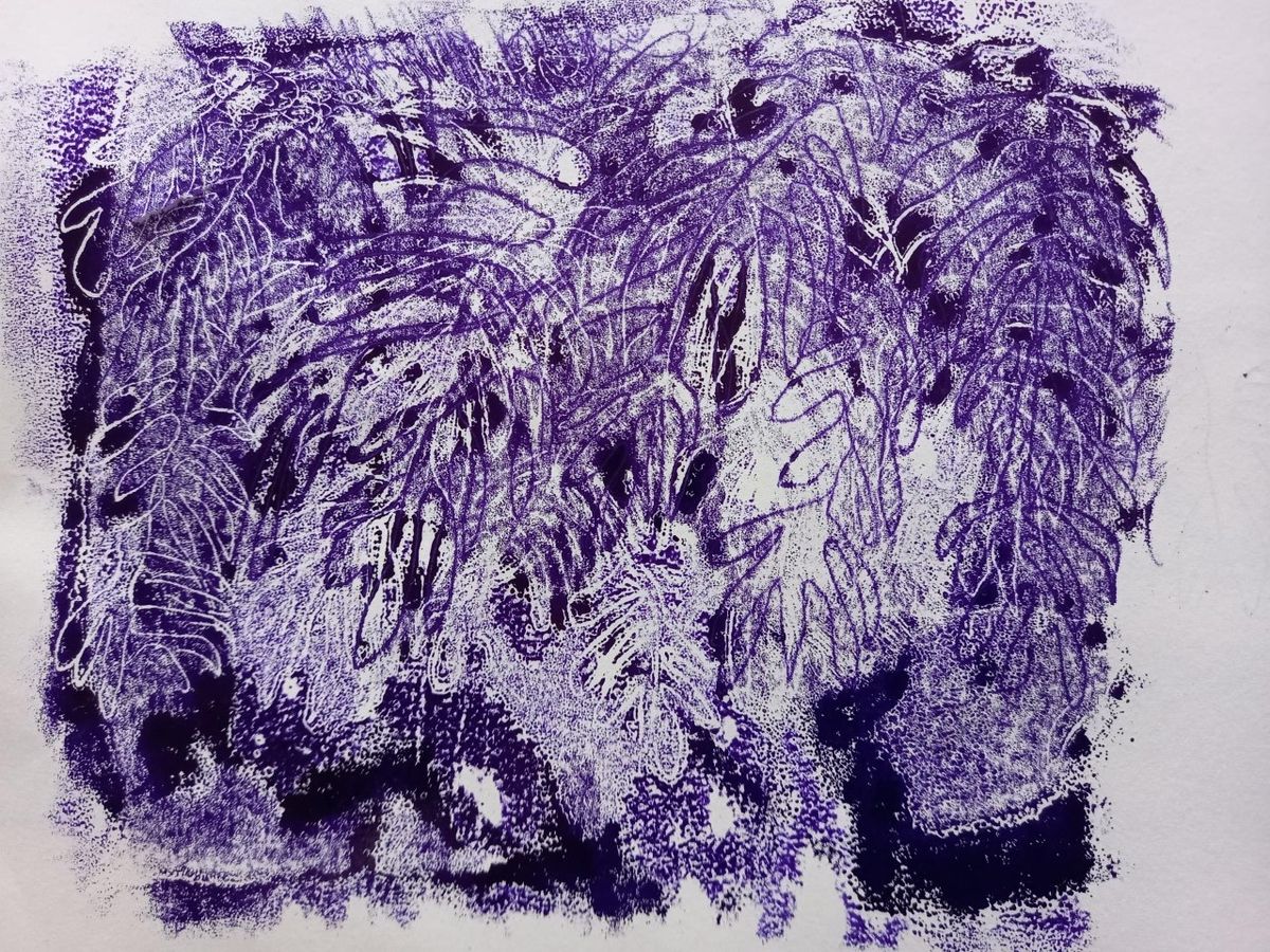 décalque à l’huile