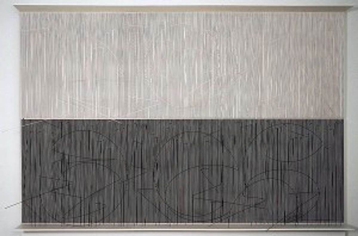 soto Gran doble escritura (Grande écriture double), 1977