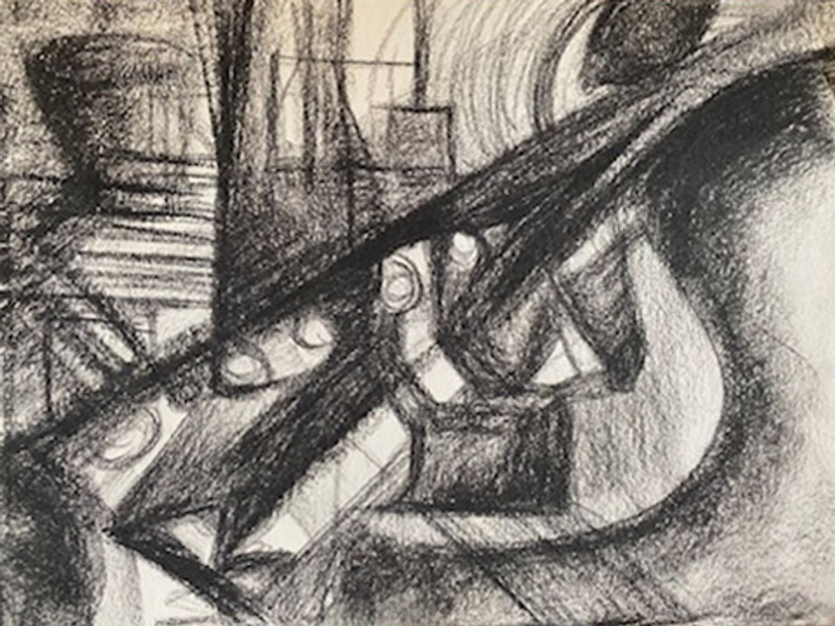 dessin cubiste