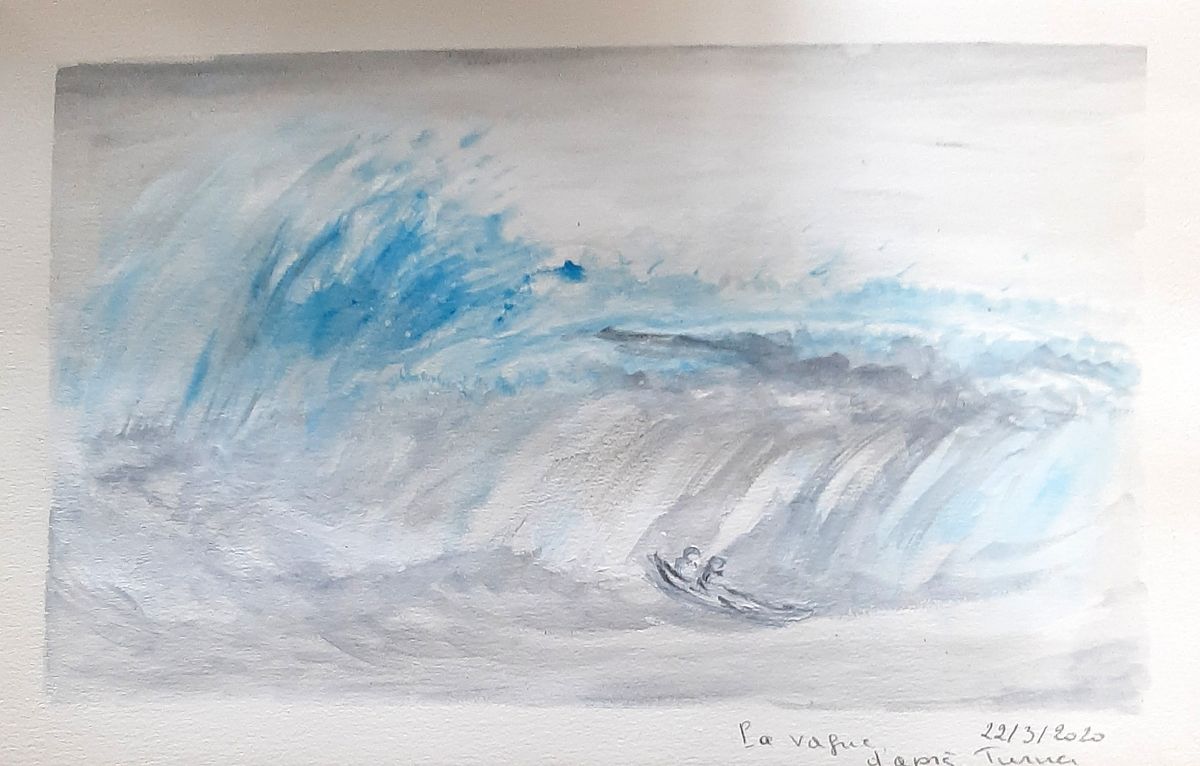 aquarelle humide