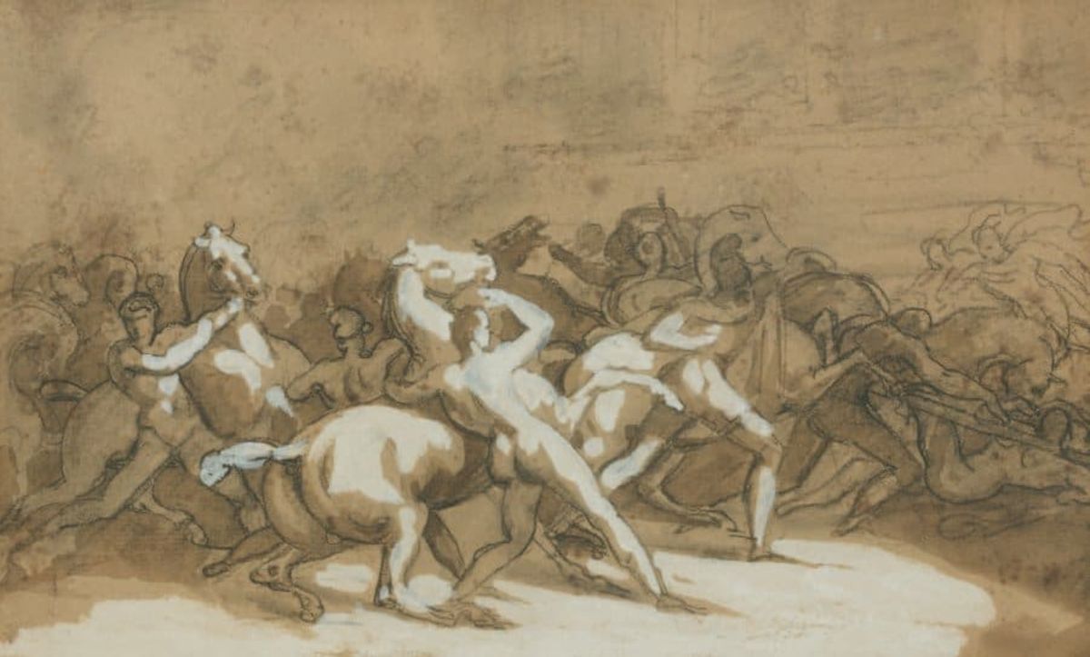 le préromantisme des gouaches de Géricault