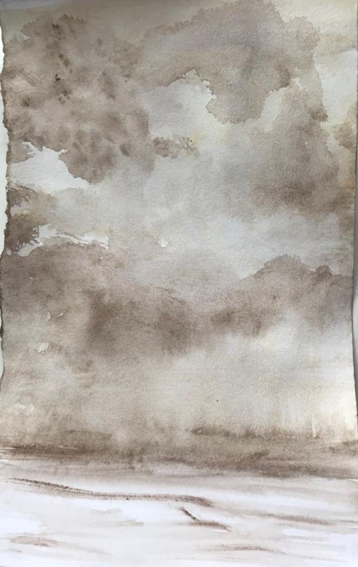 aquarelle humide