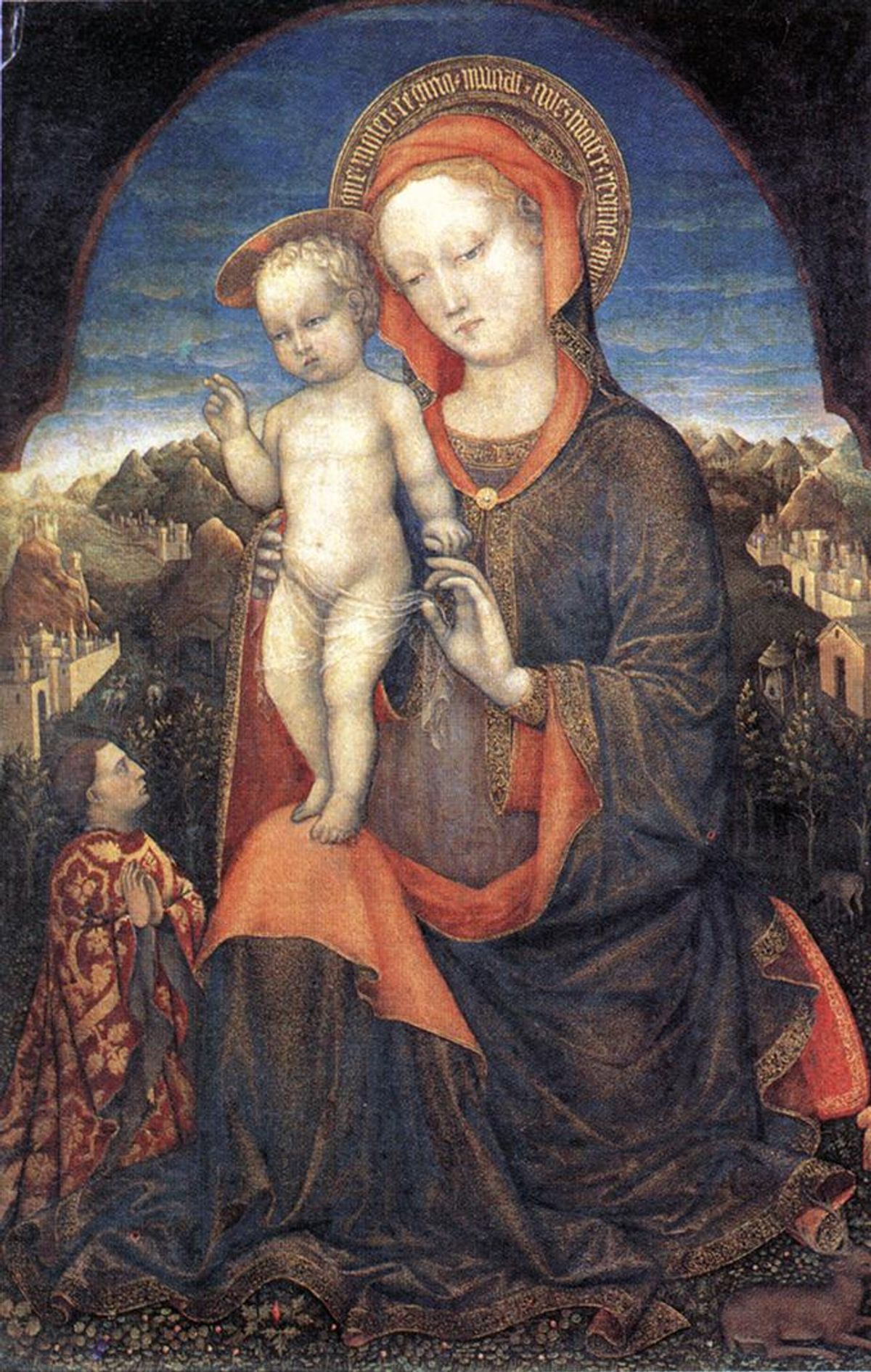 l=madone de lionello d'este par Jacopo bellini vers 1440