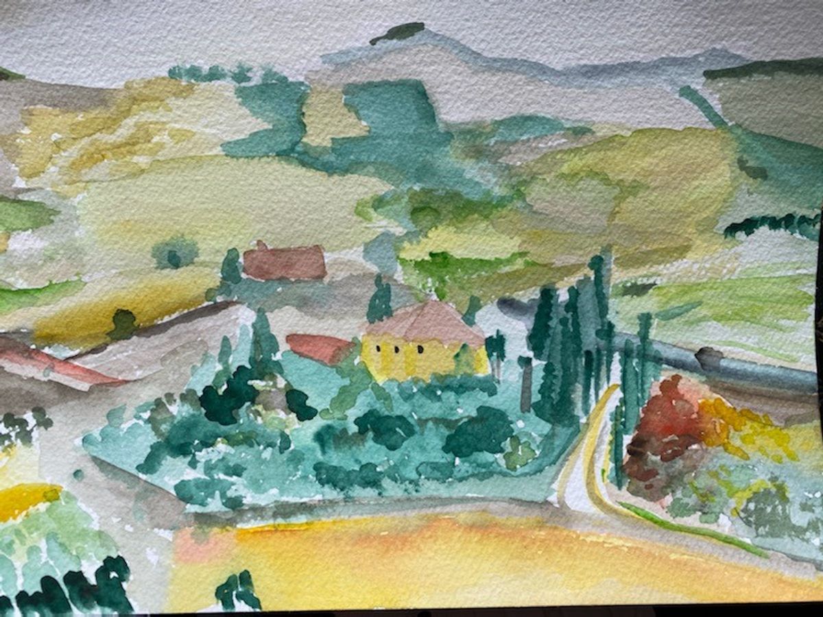 correction aquarellesèche