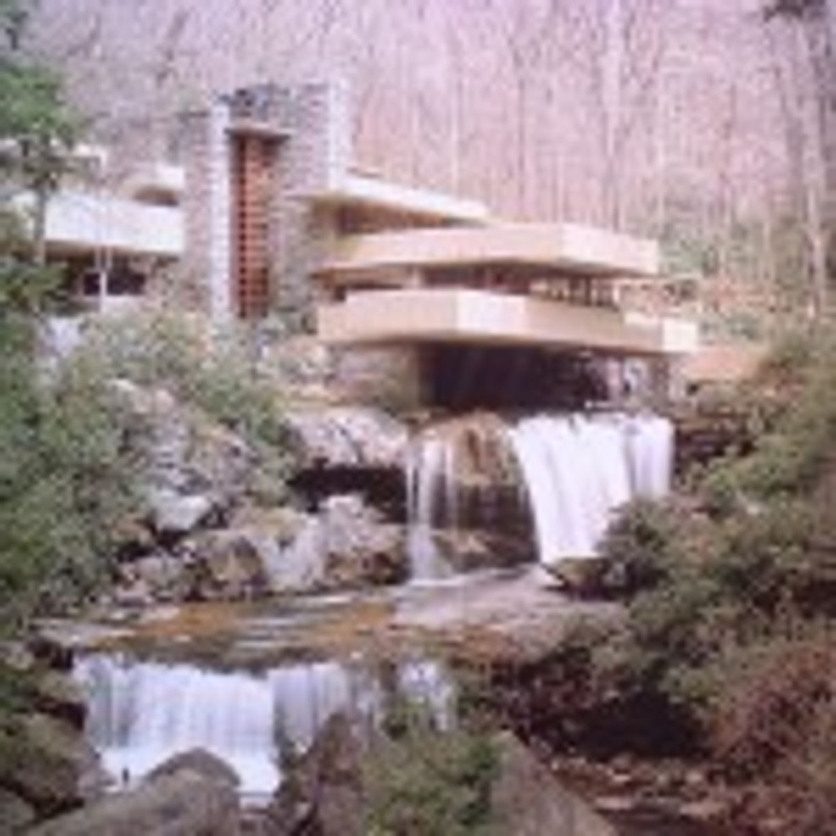 wright « maison sur la cascade ».1935