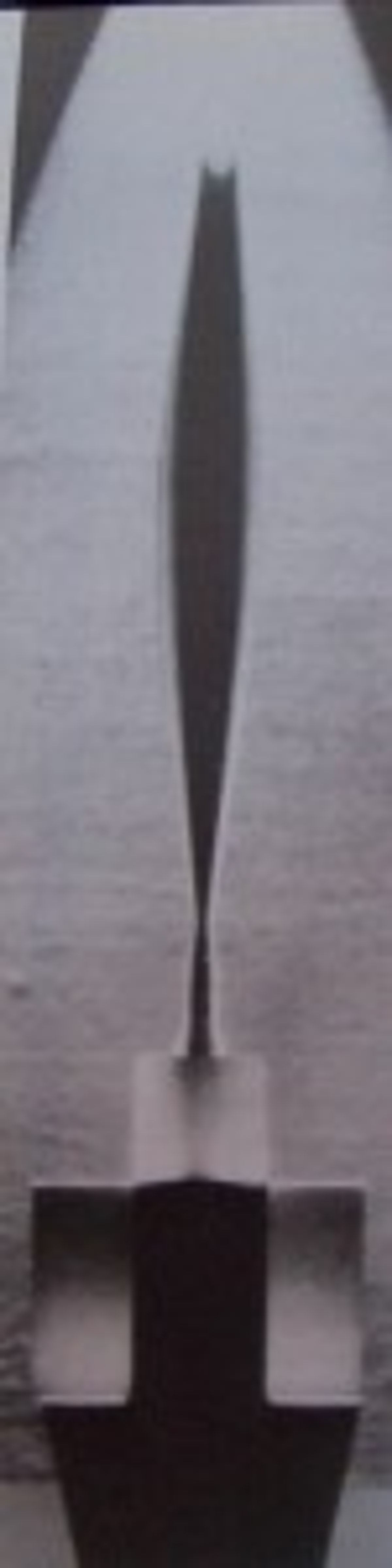 "oiseau espace" (Brancusi. 1924) photo de steichen. MoMA