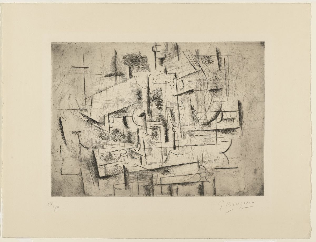 dessin cubiste