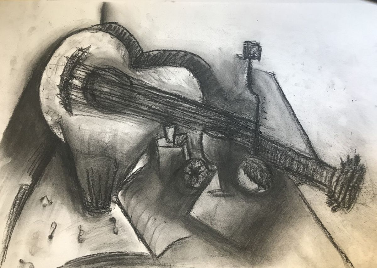 dessin cubiste