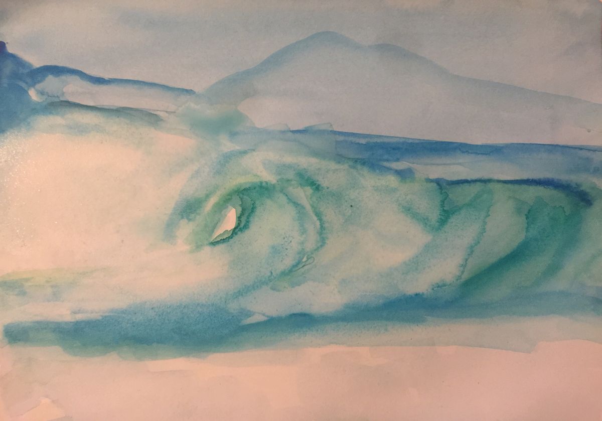 aquarelle humide