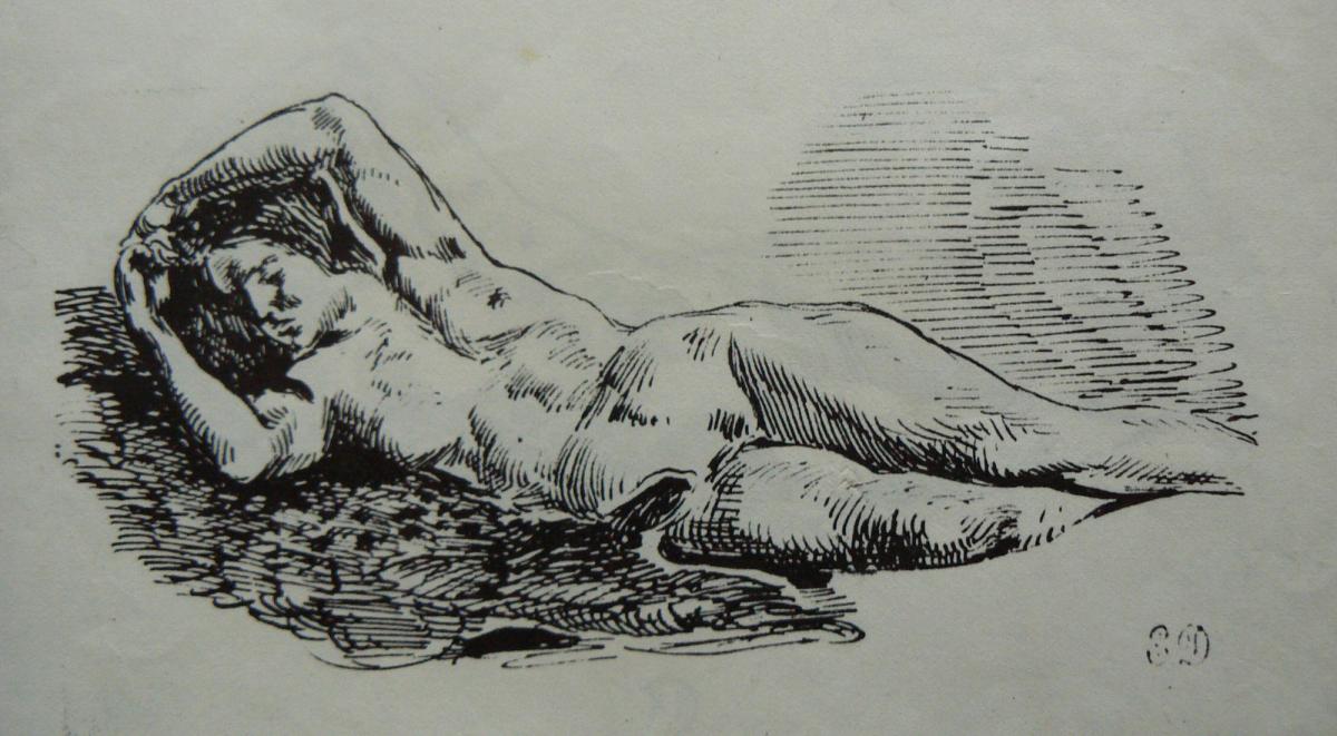 les hachures de Delacroix