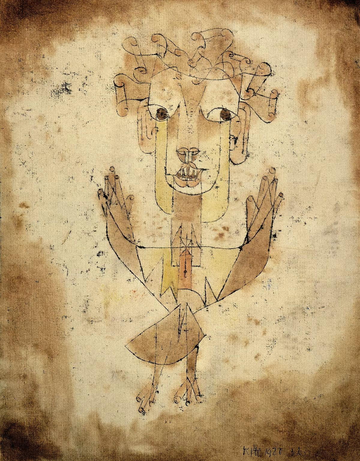 paul Klee. « Angelus Novus ». (1920)